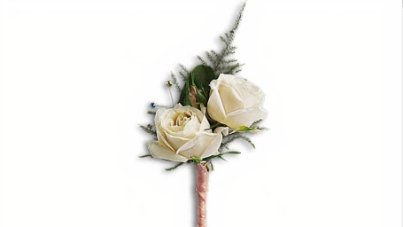 White Tie Boutonniere