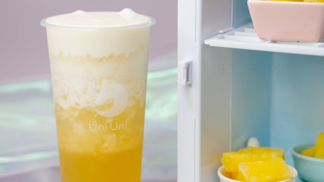 Mango Green Tea Crushed Ice With Salted Crème Foam Zhī Shì Yún Dǐng Máng Guǒ