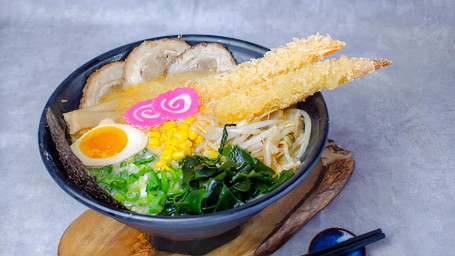 R8. Tonkotsu And Shrimp Combo Ramen Xiān Xiā Tún Gǔ Lā Miàn