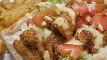 Cajun Catfish Po'boy W/Fries