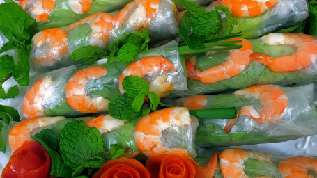 A1. Shrimp Spring Rolls Gỏi Cuốn Tôm 2 Rolls