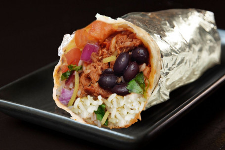 Pulled Pork Burrito (2484Kj)