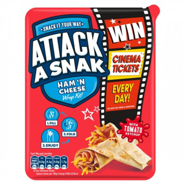 Attack A Snak Ham Wrap 99G