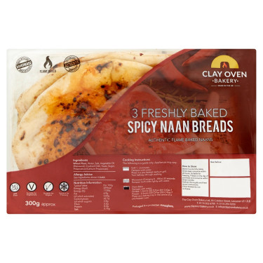 Chlebek Naan Pikantny Piekarnik 300G