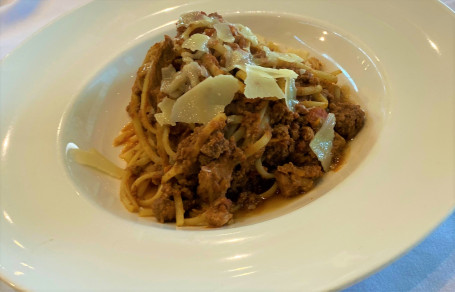 Angel Hair Pasta With Homemade Meat Ragu