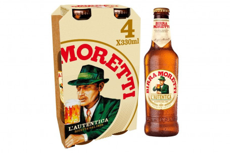 Piwo Birra Moretti Lager 4X330Ml