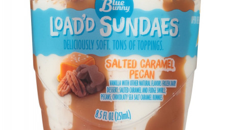 Blue Bunny Load'd Sundaes Solony Karmel Pecan, 8,5