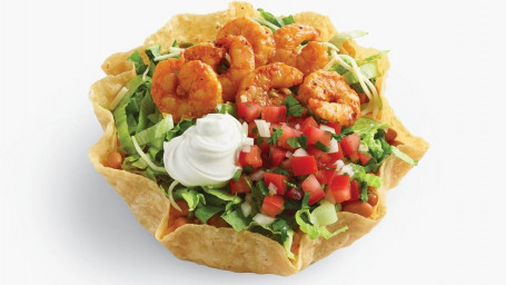 Baja Shrimp Tostada Salad