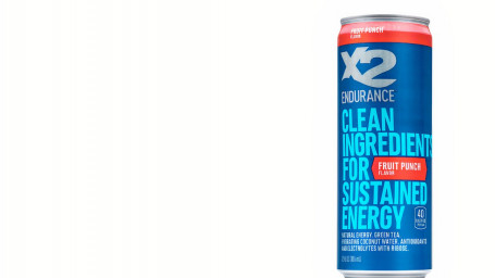 X2 Endurance Czysty Napój Energetyczny Poncz Owocowy (40 Kcal)