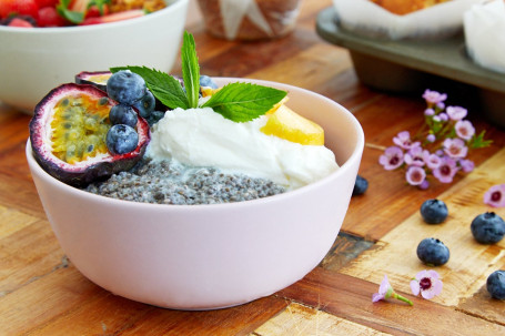 Chia Pudding With Coyo Berries (Gf) (Vegan)