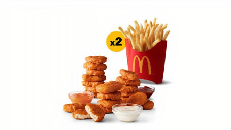 20 Szt. Spicy Mcnuggets I 2 Średnie Frytki