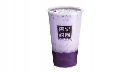 Purple Yam Peach Gum Milk Zǐ Shǔ Yǔ Nǐ Táo Jiāo