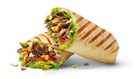 Zwykły Grillowany Wrap Z Awokado Stek Południowo-Zachodni (620 Kcal)