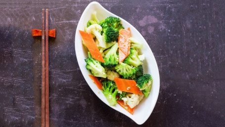 Quick Fried Broccolis And Cauliflowers