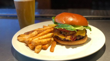 Applewood Smoked Bacon Cheddar Burger