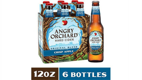 Angry Orchard Cider Apple Bottle (12 Oz X 6Ct) (Ang.).