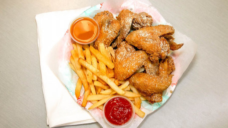 30 Whole Wings With Fries