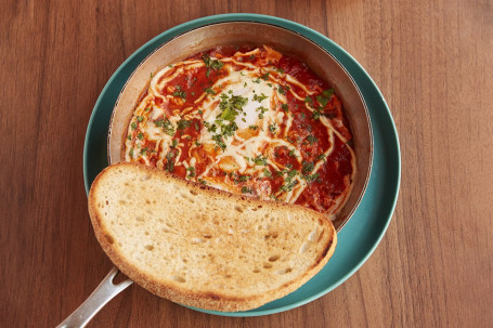 Shakshuka With Tahini And Sourdough Toast