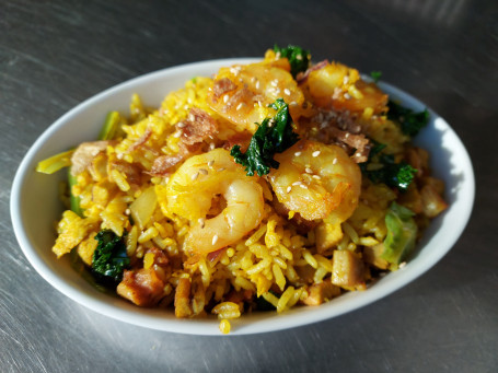 Xīng Zhōu Chǎo Fàn Fried Rice In Singapore Style