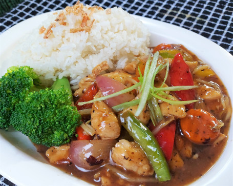 Shì Jiāo Jī Fàn Chicken In Black Bean Garlic Sauce W/ Rice