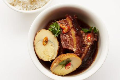 Saigon Pork Belly Stew With Rice (G) (Cơm Thịt Kho Trứng)