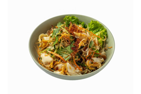 Banana Blossom Conch Salad Yuè Shì Xiāng Jiāo Xīn Luó Piàn Shā Lǜ