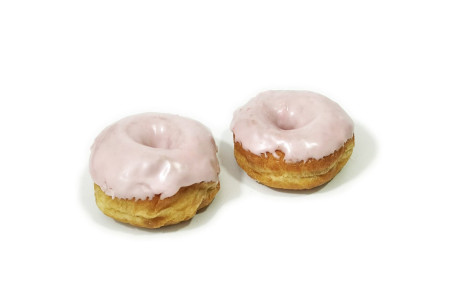 2 Pink Ring Doughnuts