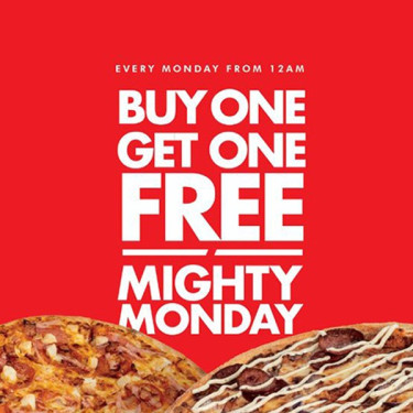 16 Pizza From £16.99 Buy One Get One Free