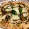 Truffle, Mushroom Burrata Pizza