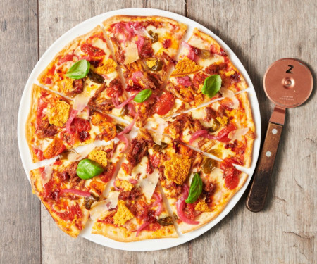 Bezglutenowa Pizza Harissa Z Jagnięciną Dla Gościa Specjalnego