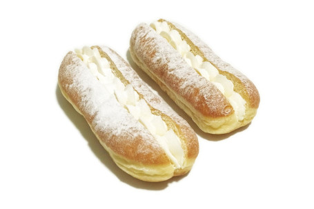 2 Vanilla Split Doughnuts