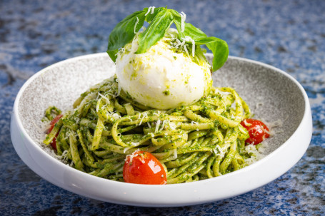 Burrata Pesto Linguini Bù Lā Tǎ Xiāng Suàn Biǎn Miàn Tiáo