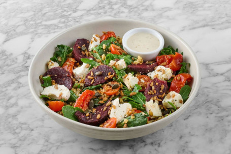 New Goat's Cheese Beetroot Buddha Bowl (V)