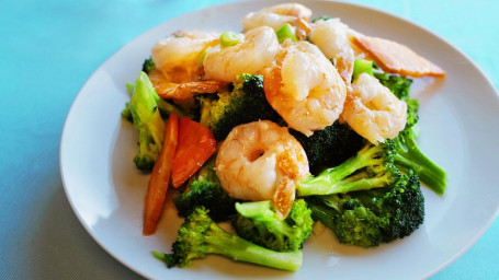 Mom’s Broccoli Prawns