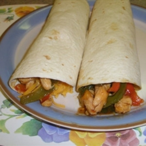 Bbq Ser Kurczak Wrap