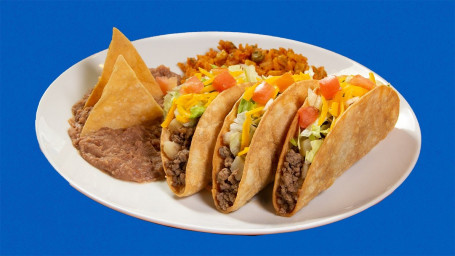 Crispy Tacos Picadillo Plate