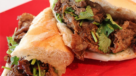 Sizzling Beef Banh Mi