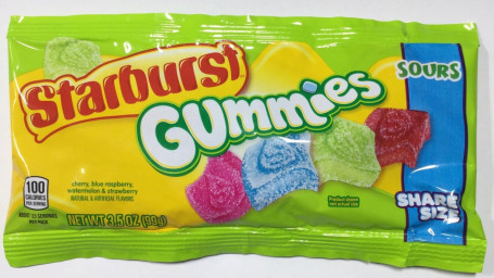 Starburst Gummies Sours Share Size 3.5 Oz