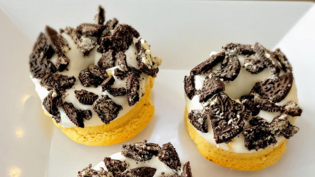 Cookies Cream Chocolate Frosted Donut Gluten Free