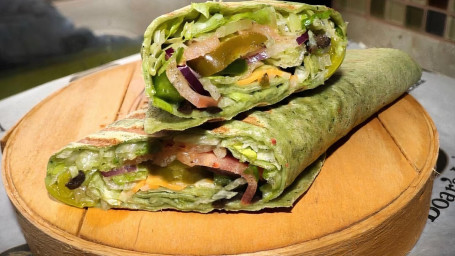 23. Hummus Veggie Wrap