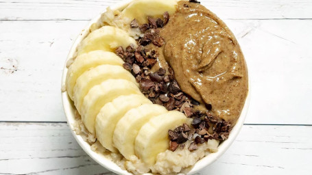 Almond Butter Banana Oats